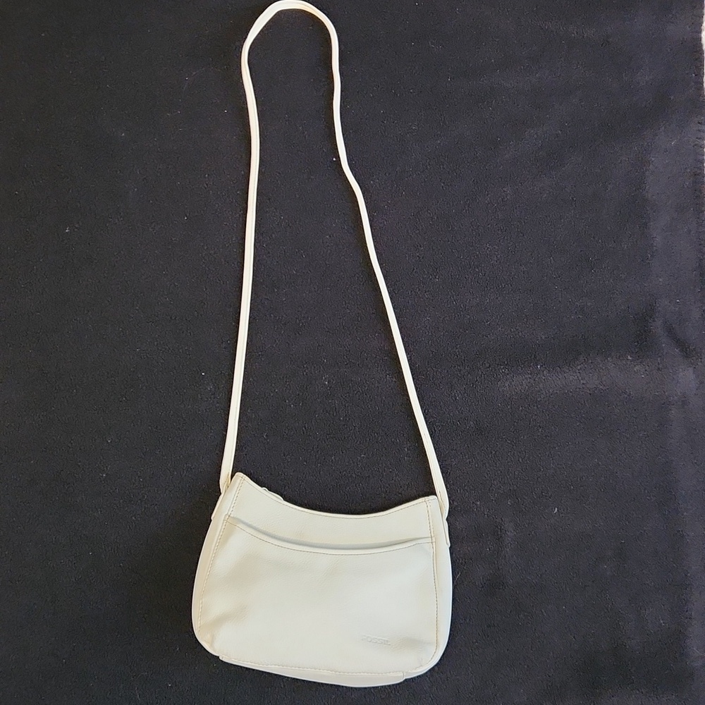 Fossil Genuine Leather Shoulder Strap Handbag